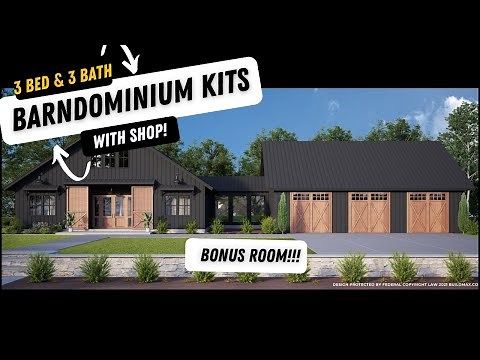 A Barndominium With a Unique Shop and Purchasable Barndominium Kits???