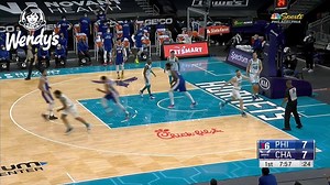 2.6K views · 63 reactions | Pretty easy to rack up wins when your best player is 7 feet tall and can do things like this. | Wendy's | NBC Sports Philadelphia | Facebook