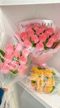 Handmade Tulip Flower Gift You Can Make at Home 🌸 Easy Craft