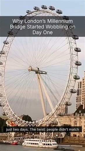 Why London’s Millennium Bridge Started Wobbling on Day One