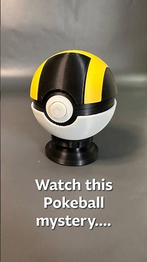 This 3D Printed Pokeball Actually Opens 🟡⚫