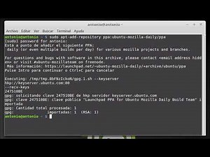 Install Firefox Nightly in Ubuntu - Linux Mint via PPA
