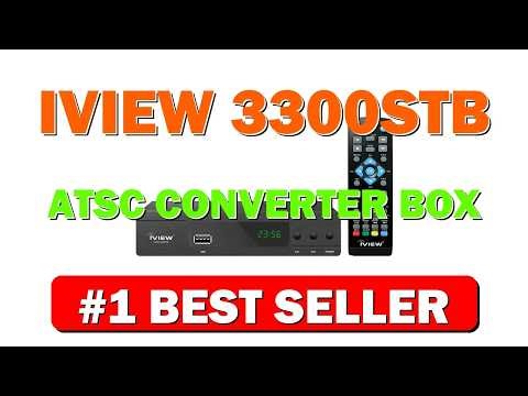 iView 3300STB ATSC Converter Box with Recording, Media Player, Built-in Digital Clock, - B089GLM4WM