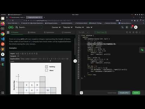 GFG | Trapping Rain Water