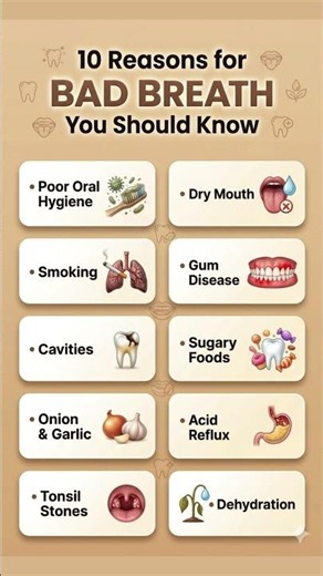 10 Reasons for Bad Breath You Should Know