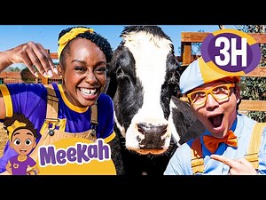Blippi and Meekah's BEST Animal Adventures! | Educational Videos for Kids | Blippi & Meekah Kids TV