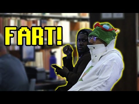 Funny Fart Prank in the Library!