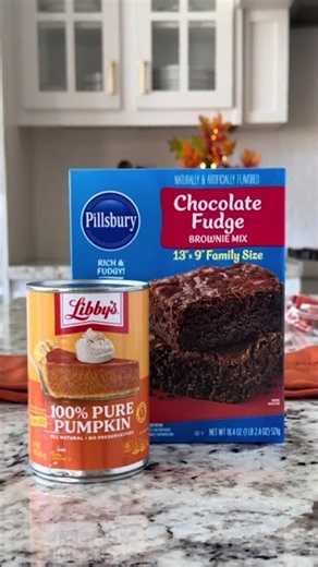 Pumpkin Brownies