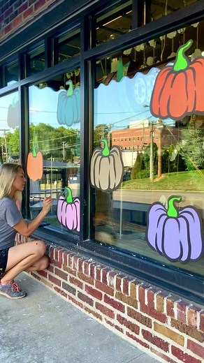Easy Fall Window Art Tutorial