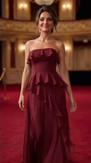 7 Stunning Red Off-Shoulder Evening Dresses | Red Carpet Red Gown Collection ❤️