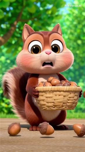 The Selfish Squirrel 🐿️ | 3D Animated Moral Story | Wonder Hub 3D Tales