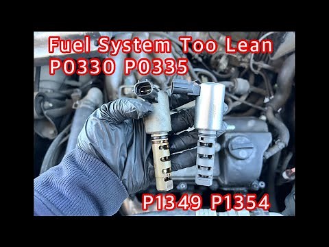 Lexus Rx300 VVT Solenoids & Fuel System Too Lean Fix - Codes P0330 / P0335 / P01349 / P1254
