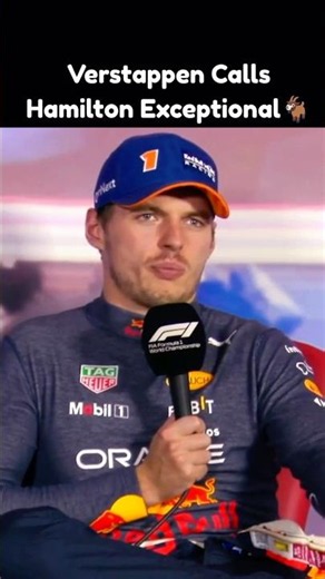 Verstappen Rates Hamilton Highly 🔥