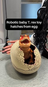 Wait, where was this toy when we were kids? After 32 years, Jurassic Park fans finally get a toy that brings the iconic egg-hatching scene to life. Spin Master's Primal Hatch T. rex lets kids hatch their very own dinosaur egg. The T. rex uses its beak to break out of the gooey eggshell, just like in the 1993 movie. Coming this fall for $59.99, it reacts to touch and sound, with a personality shaped by interactions. | Cheddar Gadgets
