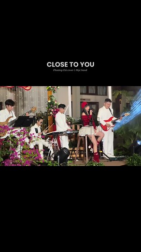 Why do stars fall down from the sky. Every time you walk by? #closetoyou #cover #liveband