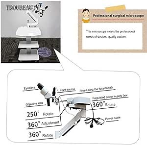 Movable Stand Microscope Continuous Zoom 16MP 1080P Dental Operating Microscope Portable Surgical Microscope/endodontic Microscope with Camera