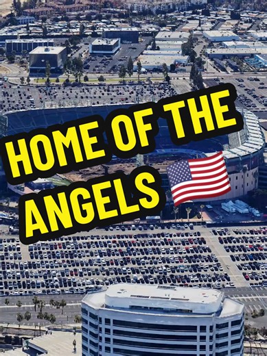 One of America’s Best Baseball Stadiums🏟️🇺🇸 #AngelStadiumUSA #Anaheim #BaseballStadium #USALandmarks #TravelUSA