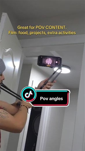 Great for filming pov content, cooking food, making projects, extra activities including reading or watching your fav show in bed #pov #povs #content #creator #diy