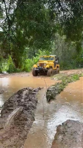 Jeep CJ5 na Trilha das Águas