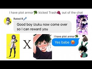Deku x midnight part 3 super freak lyric prank