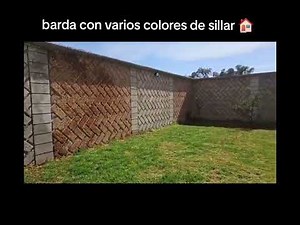 Hermosa 😍 barda perimetral con sillar piedra natural