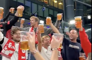 Danish Soccer Team Gifts Free Beer To Visiting Fans From Spain