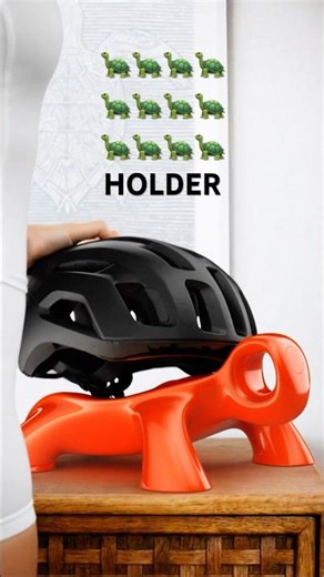 Turtle Helmet Holder. Unique and unmatched anywhere in the world. Looks unusual in your interior