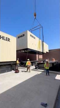 (3) 2mw 12kv paralleling big boy generators #icklerelectric #kohler #electrical