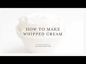 Homemade Whipped Cream Recipe | The One Topping That Elevates Every Dessert Recipe!