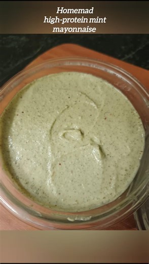 ZERO OIL- Homemade protein Rich Mint Mayonnaise Recipe.. #sumanslife #mayonnaise #shorts #healthy