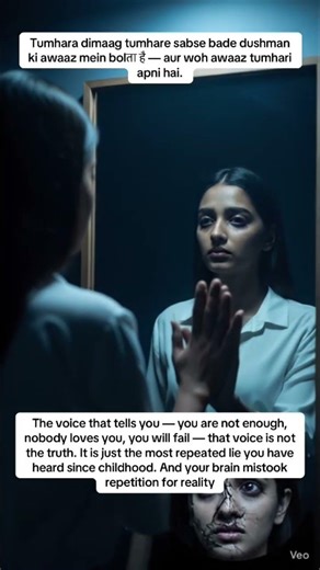 जो तुम खुद से कहते हो — वो तुमने नहीं, दुनिया ने सिखाया।#koihai #depression #alone #mindset