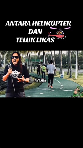 Helikopter dan Teluk Likas - Bernyanyi Bersama AI