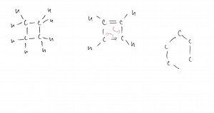 SOLVED:Carbon ring structures are common in organic chemistry. Draw a Lewis structure for each carbon ring structure, including any necessary resonance structures. a. C4 Hs b. C4 H4 c. C6 H12 d. C6 H6
