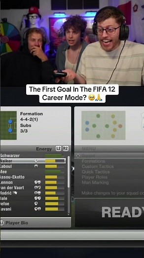 The First Goal In The FIFA 12 Career Mode? 🥹🙏