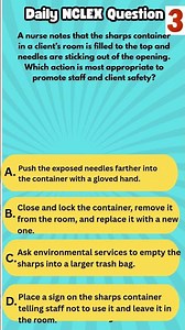 Safety and Infection Control NCLEX Questions and Answers NCLEX NGN Review