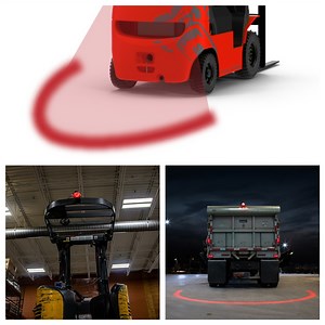 [Hot Item] Waterproof LED Laser Arc Lighting Forklift Use
