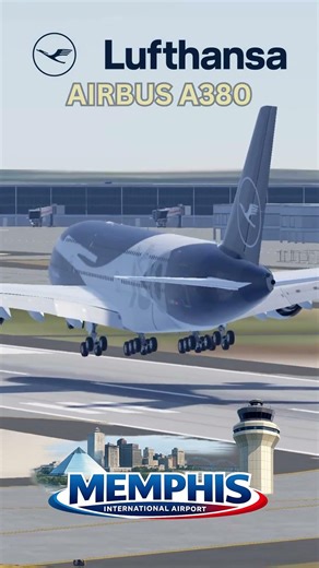 This Massive Lufthansa A380 Just Landed at Memphis…