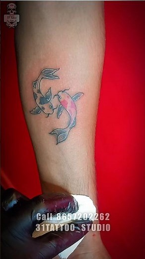 Beautiful Koi Fish Tattoo 🐟 | 31 TATTOO STUDIO