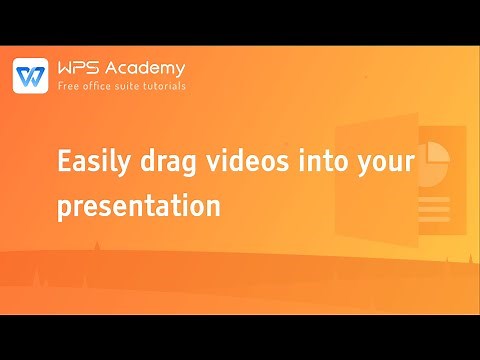 [WPS Academy] 1.8.5 PPT: Easily drag videos into your presentation
