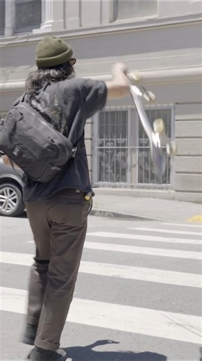 🌊🎸🛹 Meet Boom, the one-man action sports soundtrack and our San Francisco-based dynamo who’s always on the move! From shredding sidewalks to riding waves and dropping sick riffs, Boom’s life is all about finding the flow, wherever he goes. 🌊🎶 | Chrome Industries