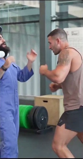 Cleaner Challenges the Strongest Gym Beast! 💪🔥 | Anatoly AI #anatoly #pranks #gym