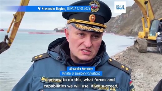 Russian team arrives in Krasnodar as Kerch Strait oil spill spreads