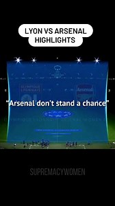 232K views · 5.6K reactions | Lyon 1-4 Arsenal women full-time highlights #UWCL #arsenalwomen #lyonwomen #COYG #Arsenal | Eze Jerric | Facebook