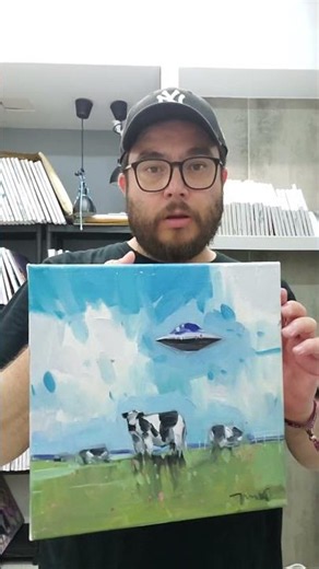 UFO Oil Painting by Artist Jose Trujillo