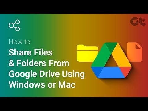 How to Share Files and Folders From Google Drive Using Windows or Mac | 2024 Tutorial