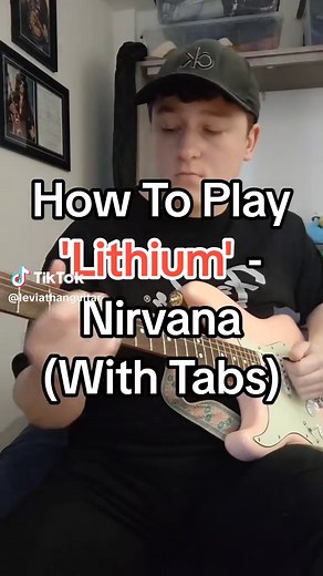 Easy Beginner Guitar Riff: Lithium by Nirvana