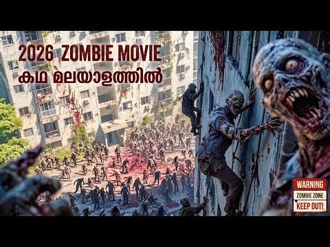 NEW ZOMBIE MOVIE 2026 EXPLAINED MALAYALAM #moviereview #movieexplained