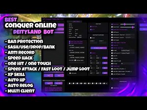 Best Conquer Online Deityland Bot - One Touch, Speed Hack أفضل بوت الارض الخالدة كونكر اونلاين