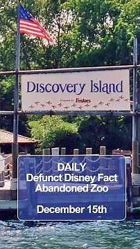 Disney abandoned this zoo in the middle of Bay Lake at Disney World