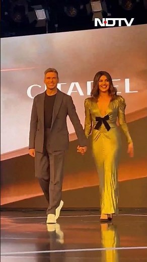 Citadel Co-Stars Priyanka Chopra And Richard Madden Hug At Mumbai Event